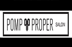 Pomp and Proper Salon Logo