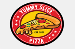 Yummy Slice Pizza Logo