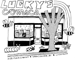 Lucky's Comics Logo