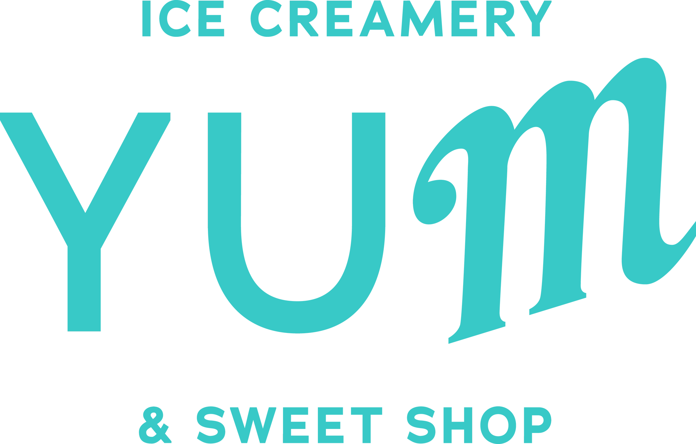 Yum Ice Creamery & Sweet Shop Logo