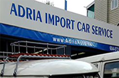 Adria Import Car Service Logo